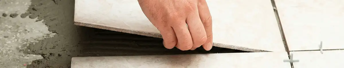 Professional installing ceramic tile floors in Charlotte, NC