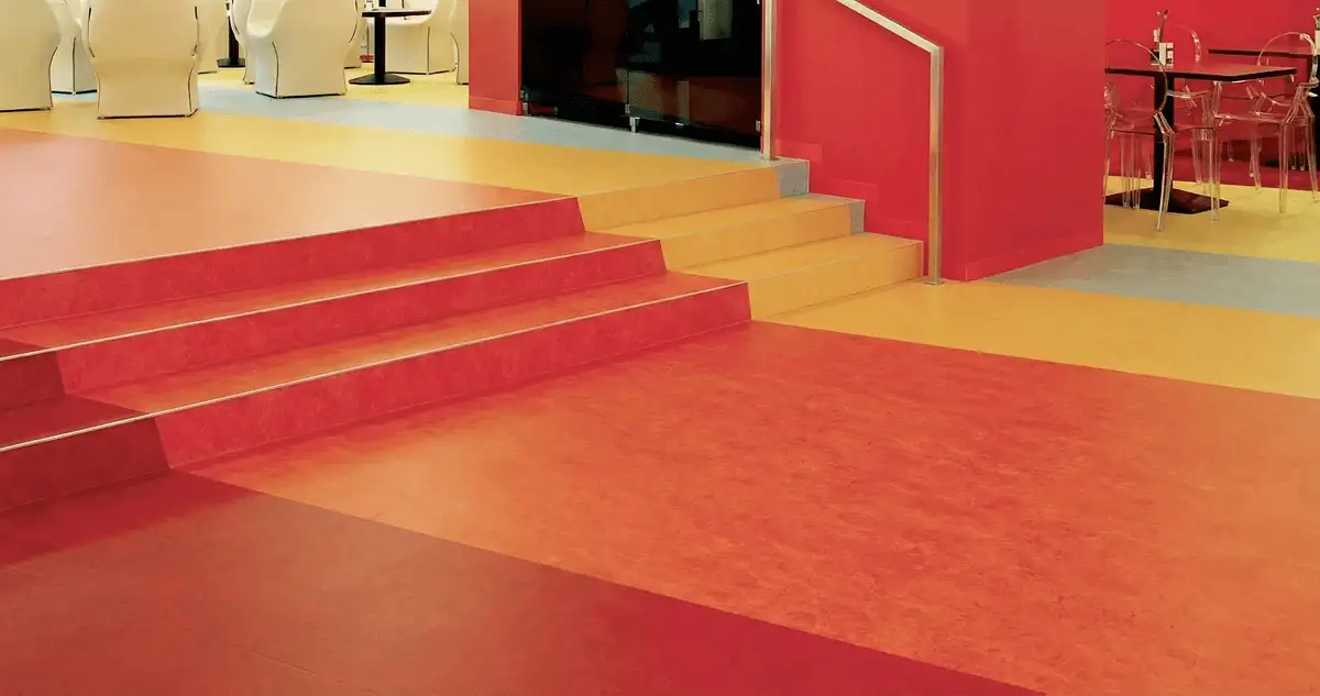 Snack bar with beautiful professionally installed linoleum flooring in Charlotte, NC